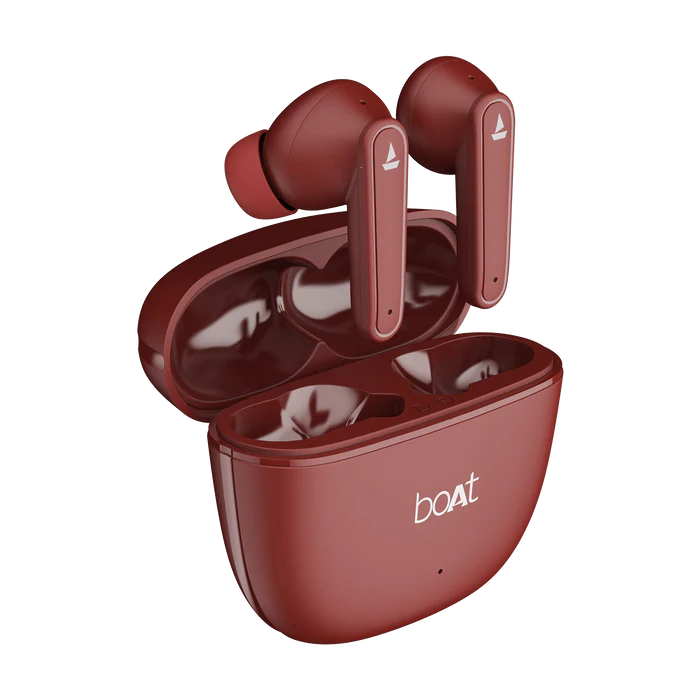 BOAT TWS 115 EARBUDS RED (AM-BOTWS115RED1158-RNA)