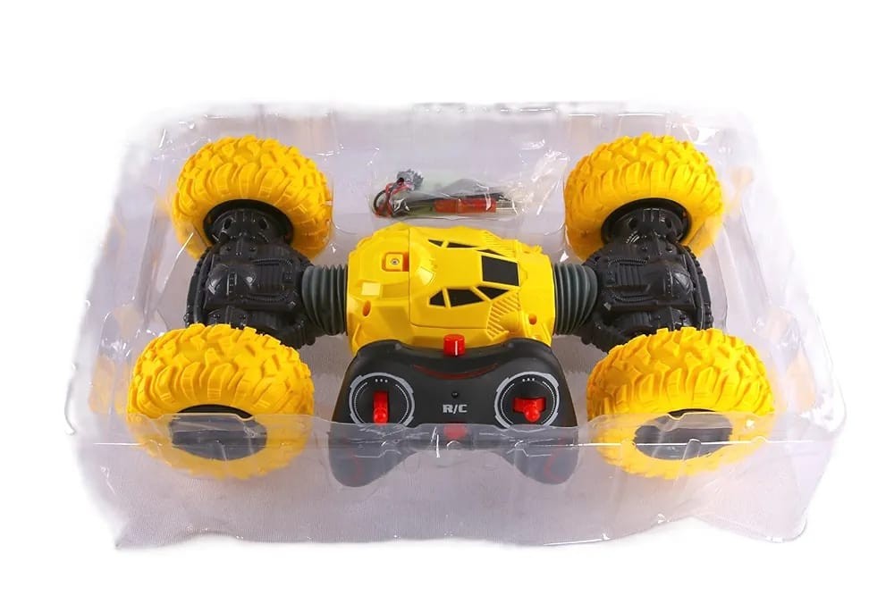 MOKA 360° Double-Sided Stunt RC Car AM00904NT ⚡ 4WD Rechargeable Remote Control Car | Dual-Sided Flip Design | Off-Road Monster Tyres