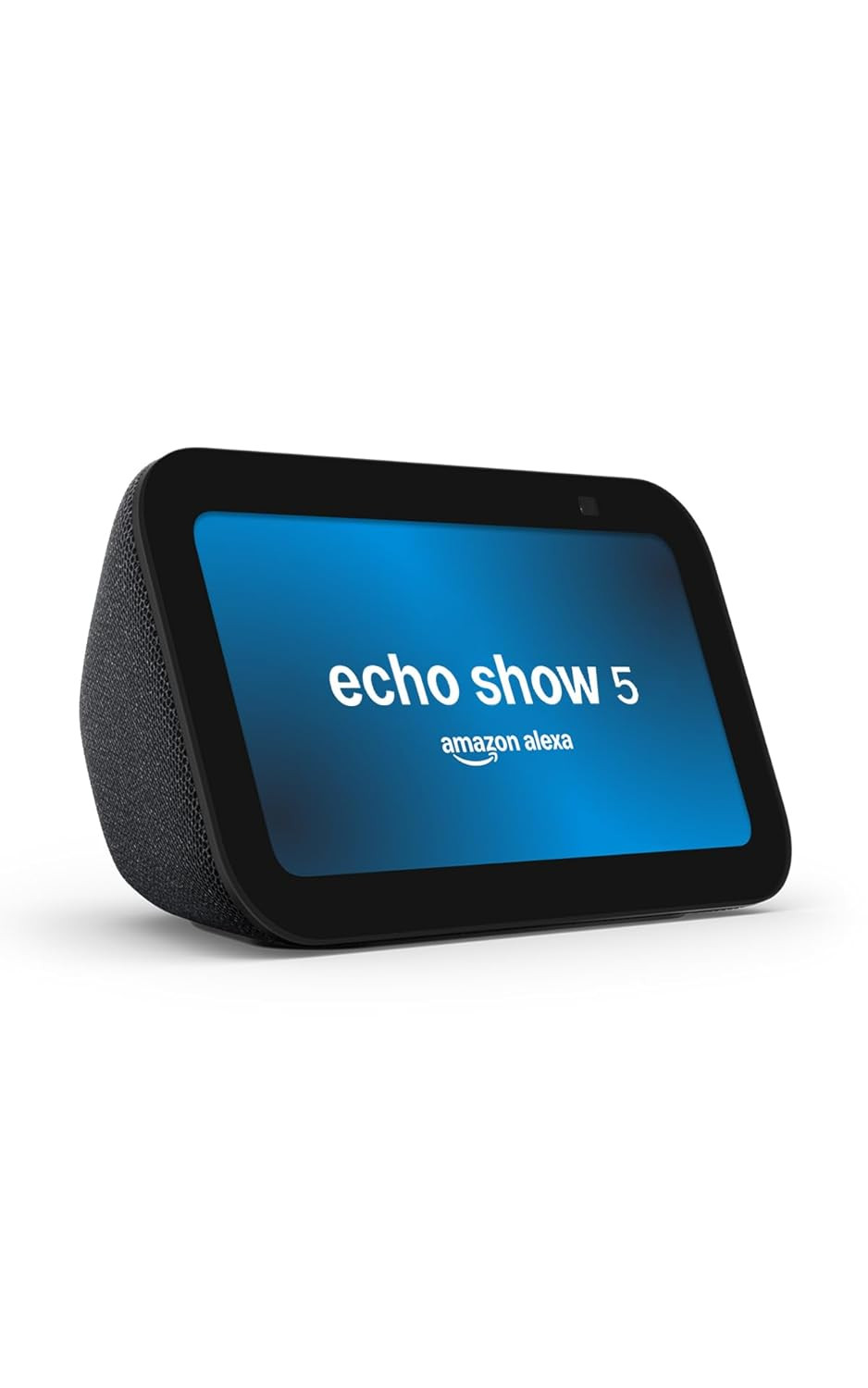 Amazon Echo Show 5 (latest model) | Smart display with Alexa, 2x bass speaker, clearer sound, camera for home monitoring, bluetooth | BLACK (AM-AMESH52NDGEBLK997-BM)
