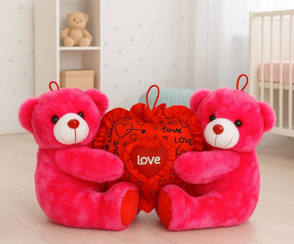 8009 Couple Teddy AM00503PS Romantic Teddy Couple Gift